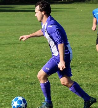 Josh Keating playing Football